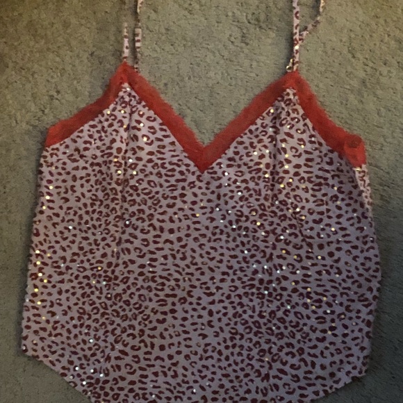 Pink leopard cami - Picture 2 of 3